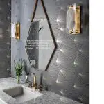 Banyo Islak Hacim Metal Mermer Tasarım – BNY-A7